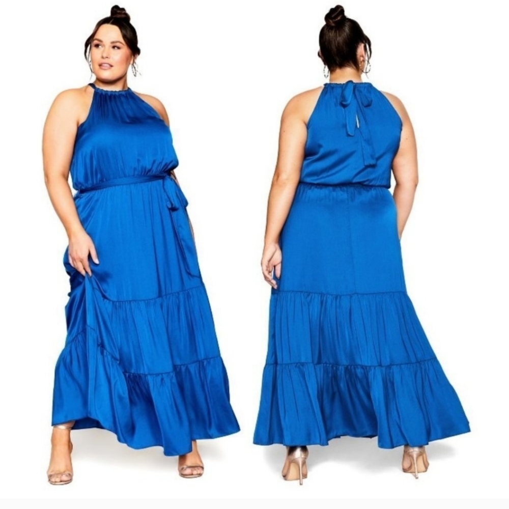 NWT City Chic Iconic Tiered Maxi
